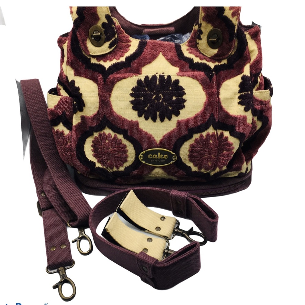 Petunia Pickle Bottom Plum Tart Cake Satchel Bag